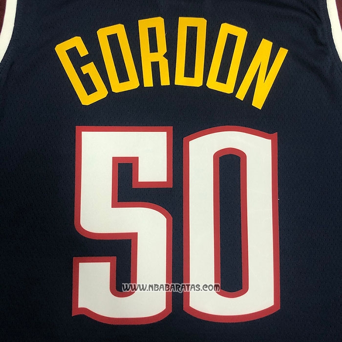 Camiseta Denver Nuggets Aaron Gordon #50 Icon 2021 Azul